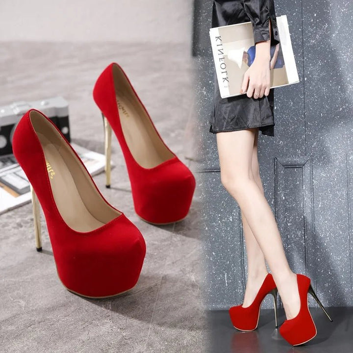 2025 high heels shoes platform stiletto heels 16cm women's shoes - Street Savage Culture2025 high heels shoes platform stiletto heels 16cm women's shoes