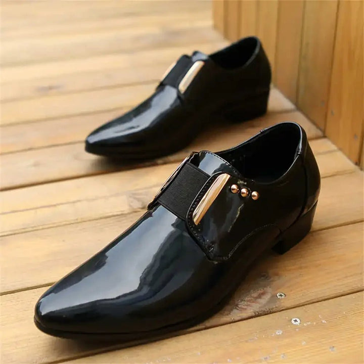 43 - 44 Playform Elegant Man Ceremony Dress Black Sneakers Man Groom Shoes - Street Savage Culture43 - 44 Playform Elegant Man Ceremony Dress Black Sneakers Man Groom Shoes