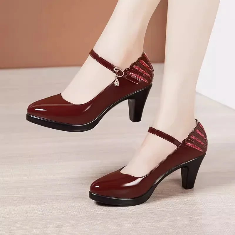 6cm 11cm Small Size 32 - 43 Elegant Patent Leather Shoes Woman - Street Savage Culture6cm 11cm Small Size 32 - 43 Elegant Patent Leather Shoes Woman