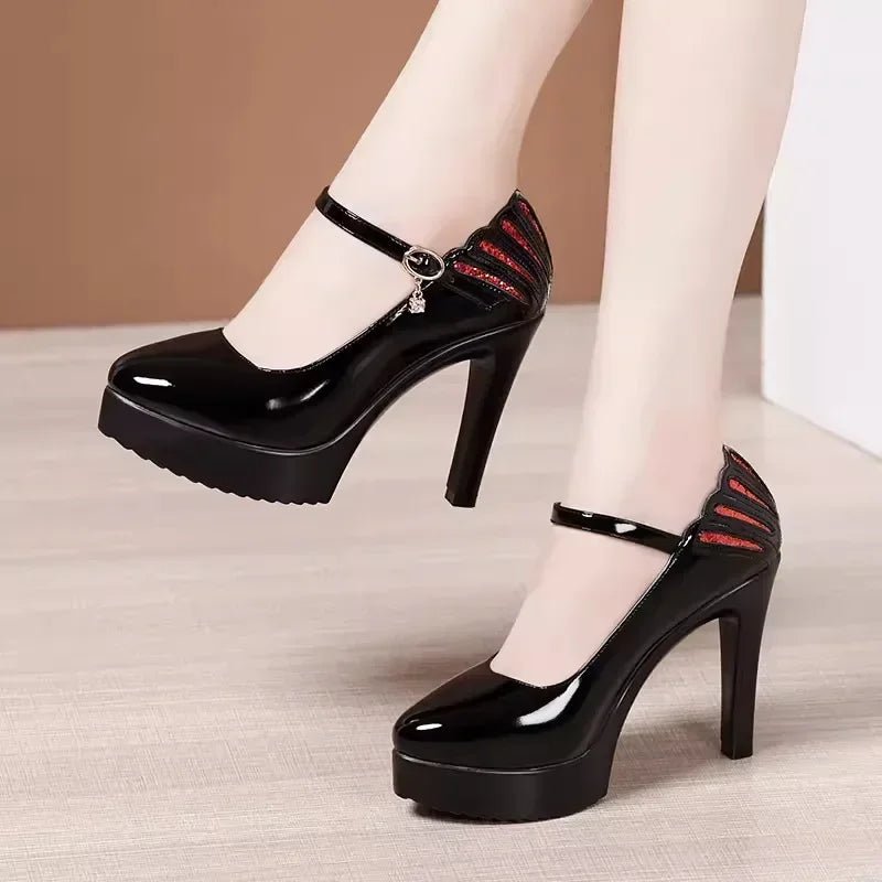 6cm 11cm Small Size 32 - 43 Elegant Patent Leather Shoes Woman - Street Savage Culture6cm 11cm Small Size 32 - 43 Elegant Patent Leather Shoes Woman