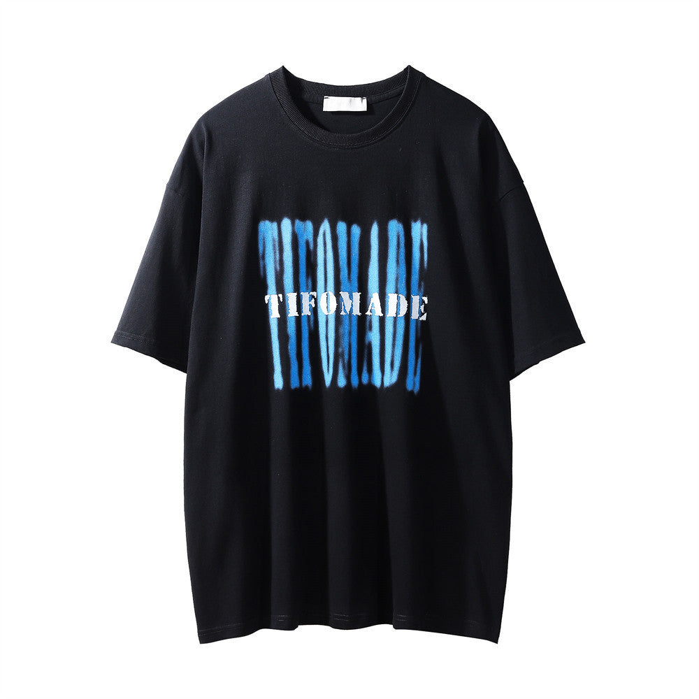 Flame Abstract Printing T-shirt Men