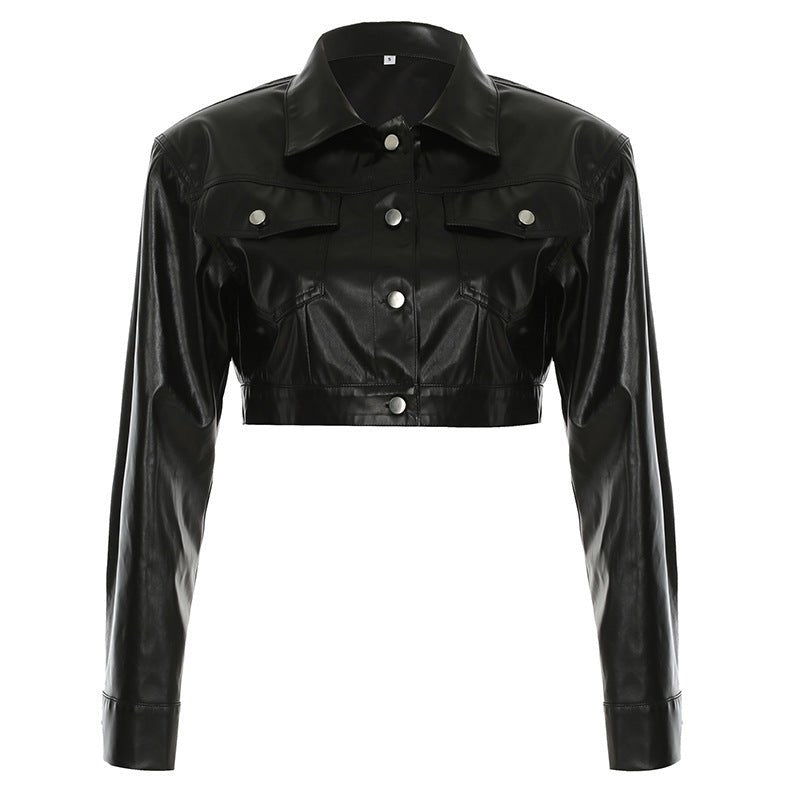 Autumn Hot Girl All - matching Biker's Leather Jacket Women - Fashion TechAutumn Hot Girl All - matching Biker's Leather Jacket Women