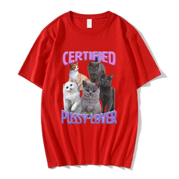 Certified Pussy Lover Cat Meme Shirt - Fashion TechCertified Pussy Lover Cat Meme Shirt