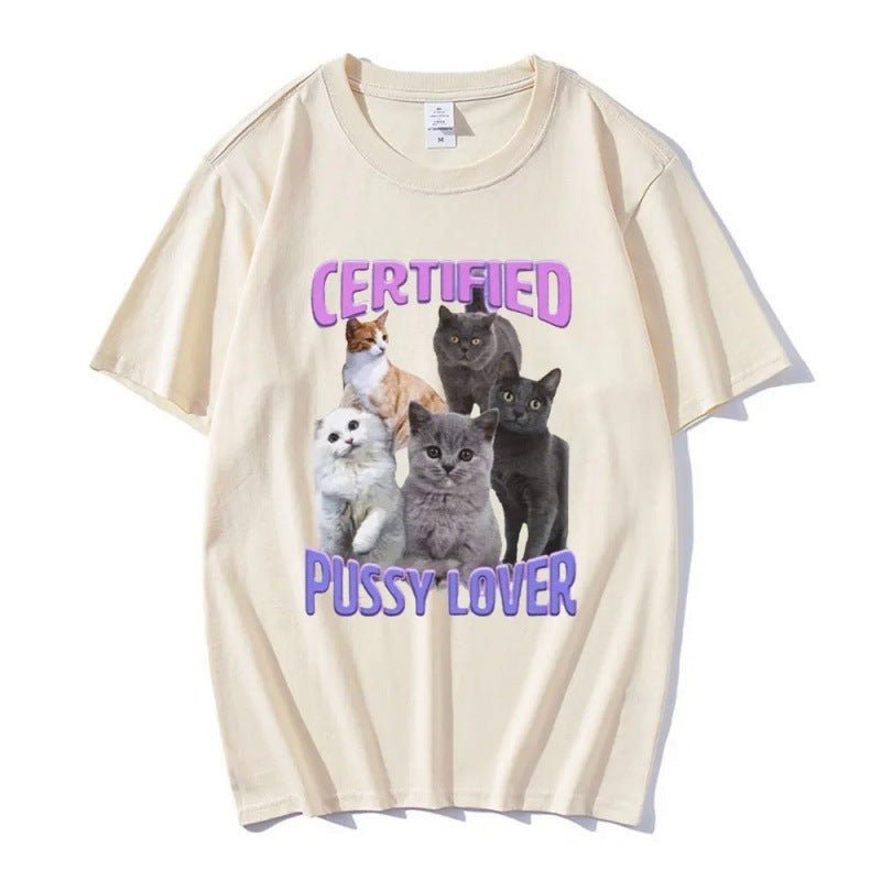 Certified Pussy Lover Cat Meme Shirt - Fashion TechCertified Pussy Lover Cat Meme Shirt