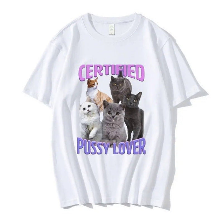 Certified Pussy Lover Cat Meme Shirt - Fashion TechCertified Pussy Lover Cat Meme Shirt