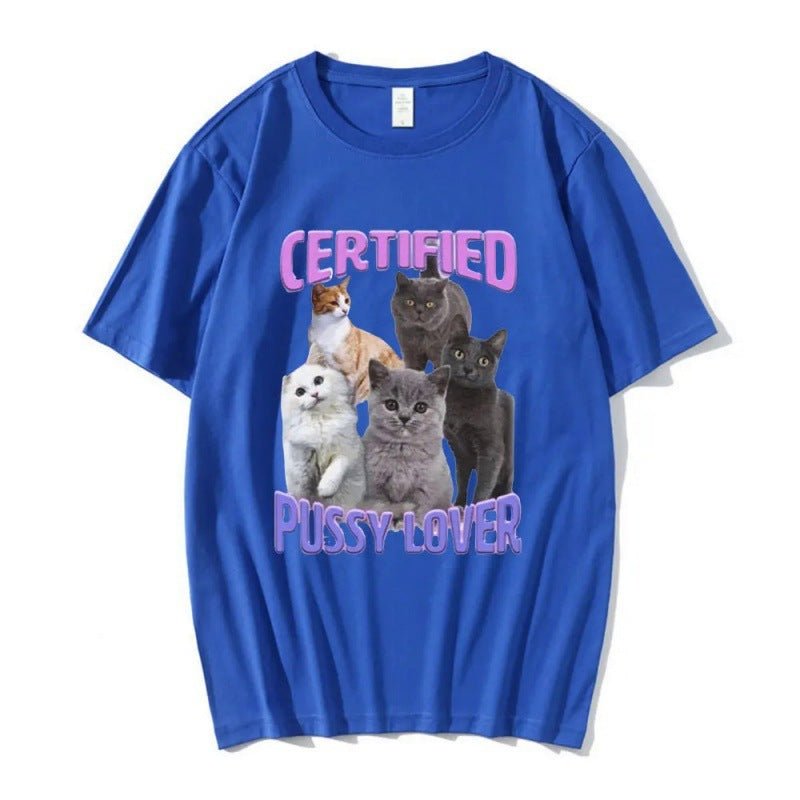 Certified Pussy Lover Cat Meme Shirt - Fashion TechCertified Pussy Lover Cat Meme Shirt