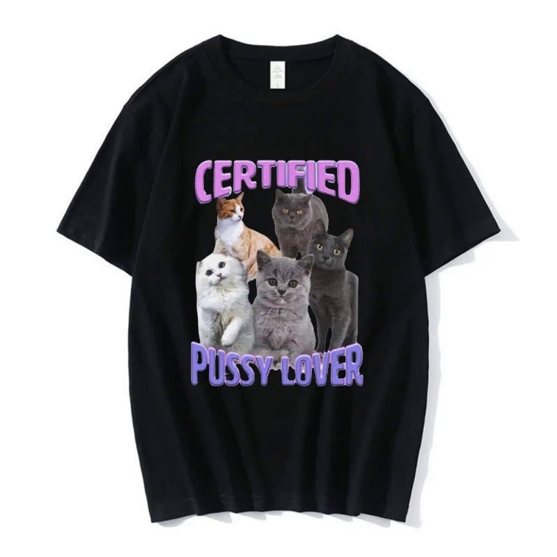 Certified Pussy Lover Cat Meme Shirt - Fashion TechCertified Pussy Lover Cat Meme Shirt