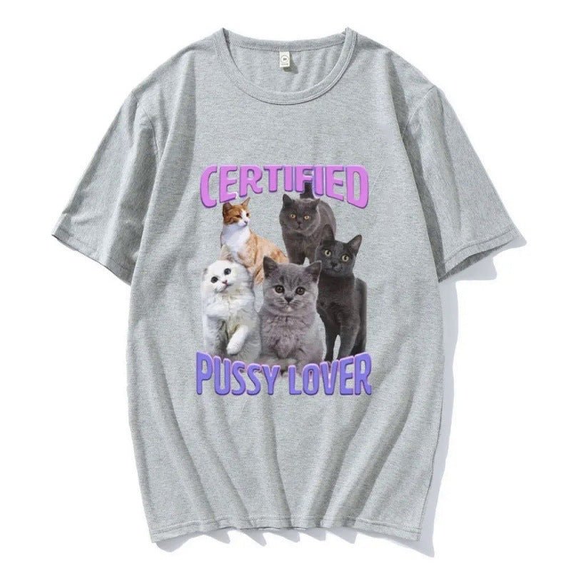 Certified Pussy Lover Cat Meme Shirt - Fashion TechCertified Pussy Lover Cat Meme Shirt