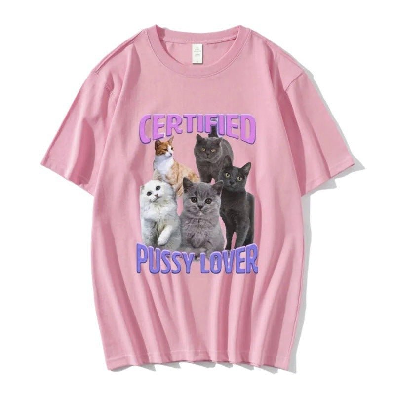 Certified Pussy Lover Cat Meme Shirt - Fashion TechCertified Pussy Lover Cat Meme Shirt