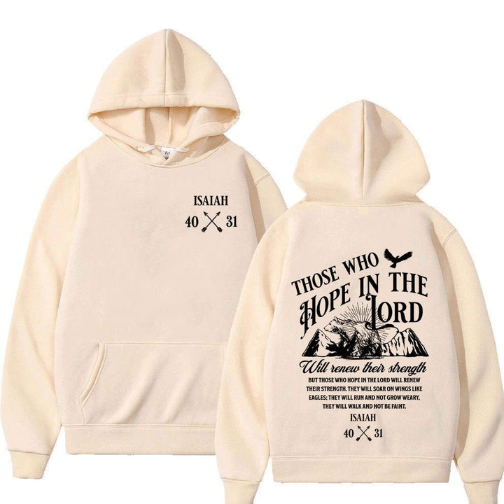 Christian Jesus Letters Print Hoodies Men Women's Clothing - Fashion TechChristian Jesus Letters Print Hoodies Men Women's Clothing