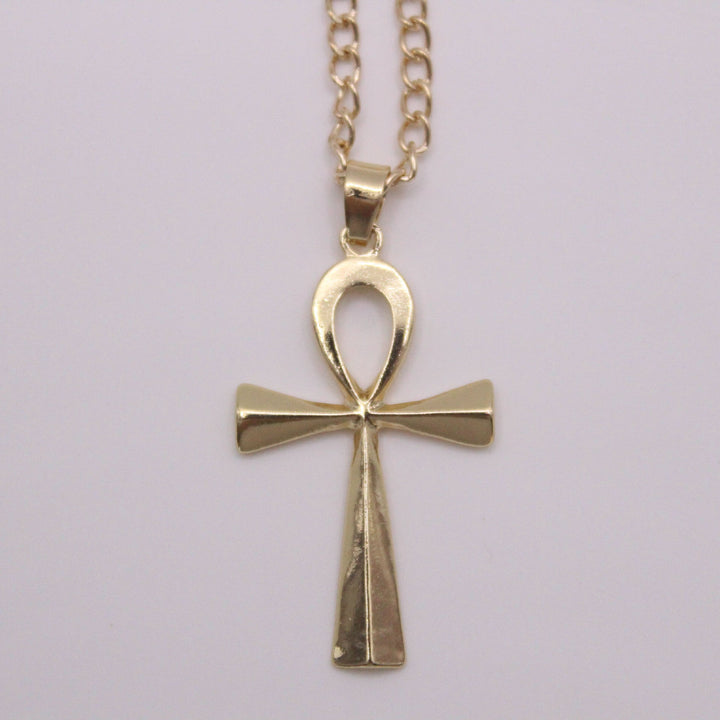 Cross - border e - commerce goods source, European and American glossy stainless steel ancient Egyptian Cross man Necklace Amulet Pendant - Fashion TechCross - border e - commerce goods source, European and American glossy stainless steel ancient Egyptian Cross man Necklace Amulet Pendant