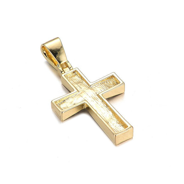 Diamond Cross Pendant Necklace Fashion Punk Jewelry Unisex Clavicle Chain Jewelry - Fashion TechDiamond Cross Pendant Necklace Fashion Punk Jewelry Unisex Clavicle Chain Jewelry