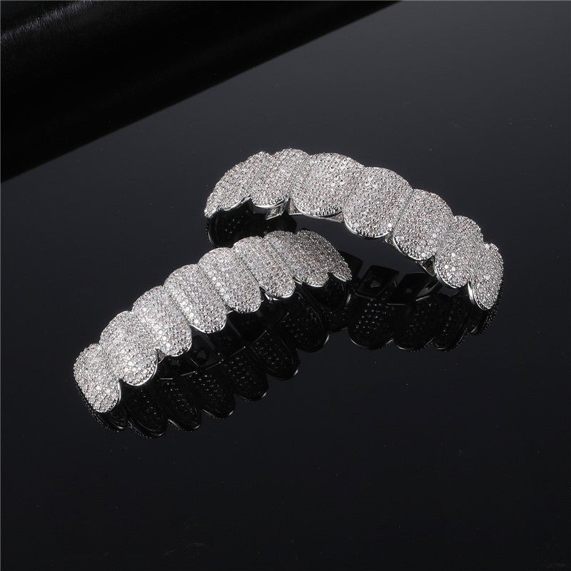 Dianyi Jewelry Full Diamond Hip Hop Toothset - Fashion TechDianyi Jewelry Full Diamond Hip Hop Toothset