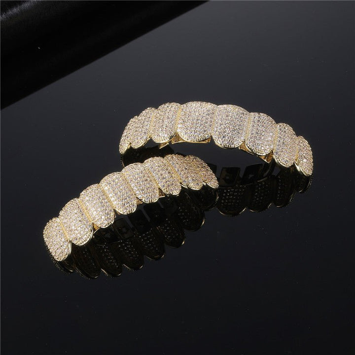 Dianyi Jewelry Full Diamond Hip Hop Toothset - Fashion TechDianyi Jewelry Full Diamond Hip Hop Toothset