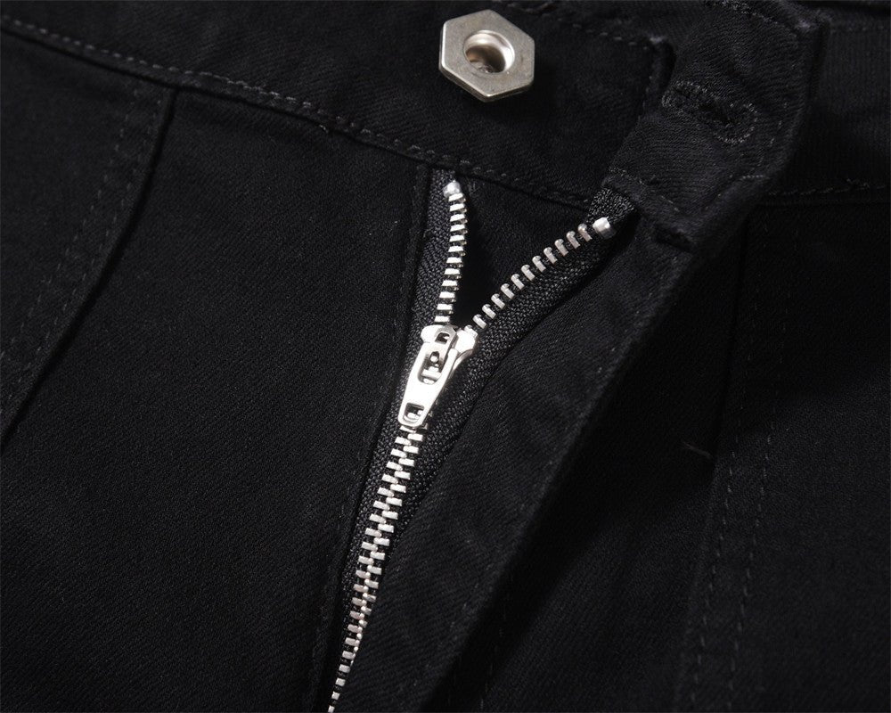 Fashion Personality Zipper Pocket Jeans Men - Street Savage CultureFashion Personality Zipper Pocket Jeans Men