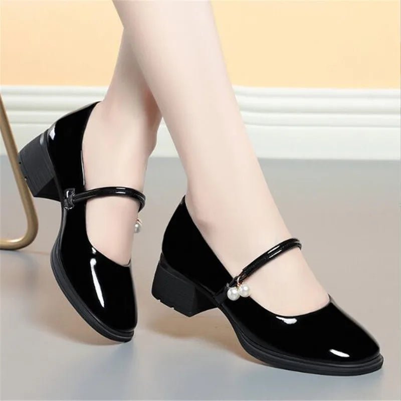 Fashion Women's Shoes Mary Jane Style Ladies Shoes Mid Heel - Street Savage CultureFashion Women's Shoes Mary Jane Style Ladies Shoes Mid Heel