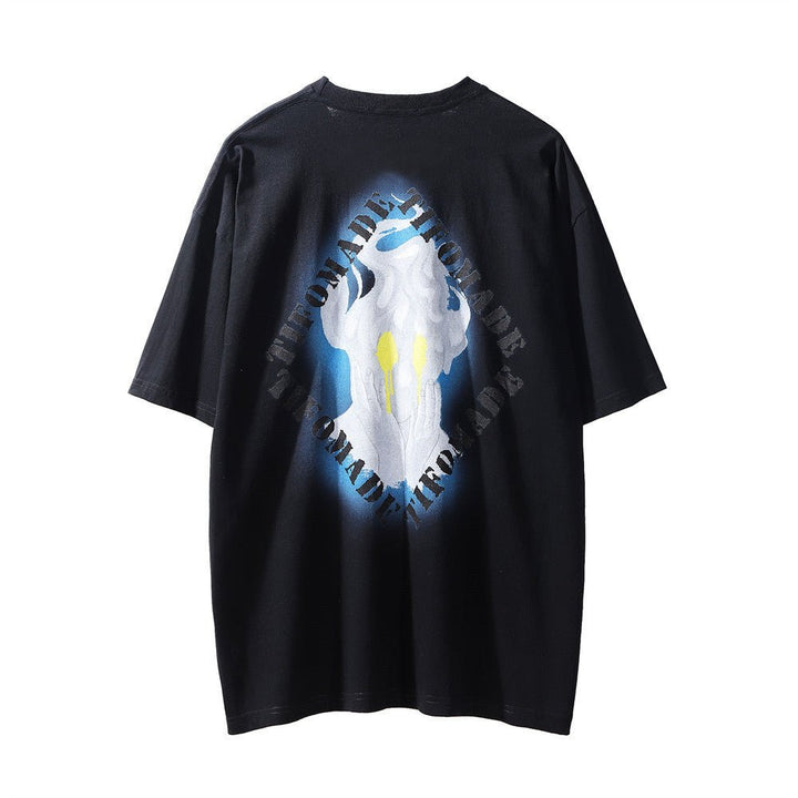 Flame Abstract Printing T-shirt Men - Fashion TechFlame Abstract Printing T-shirt Men