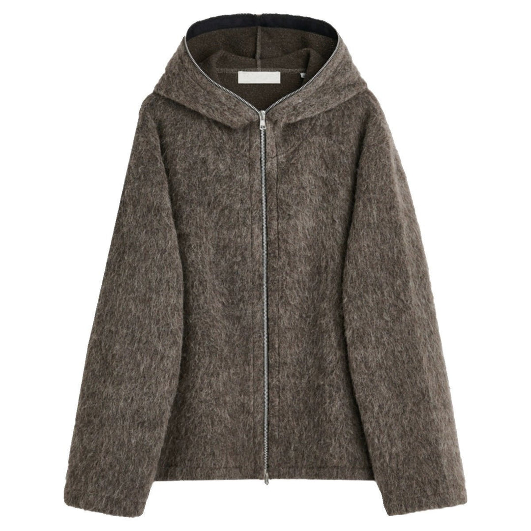 High - grade Wool Hooded Woolen Coat - Fashion TechHigh - grade Wool Hooded Woolen Coat