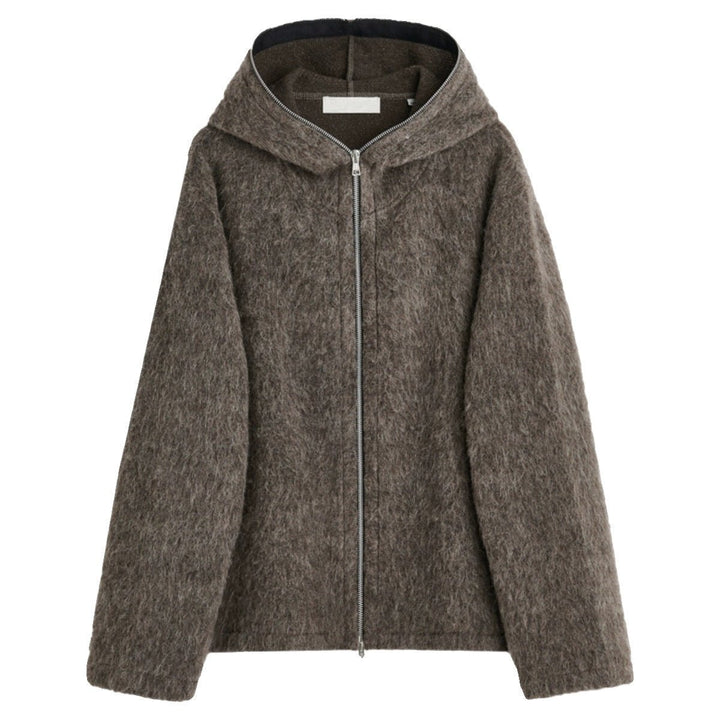 High - grade Wool Hooded Woolen Coat - Fashion TechHigh - grade Wool Hooded Woolen Coat