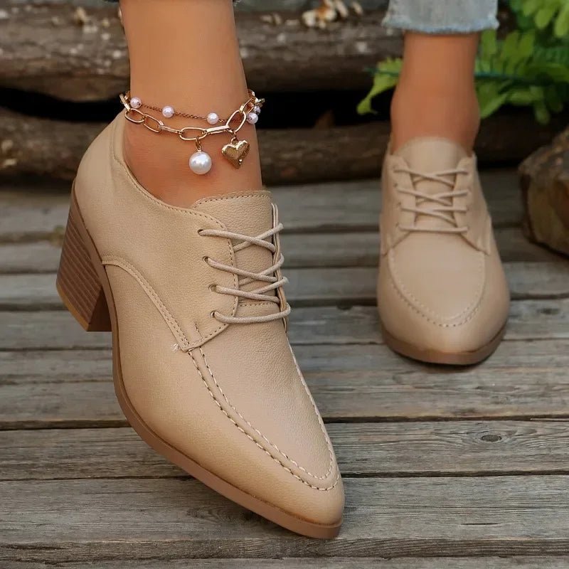 Hot Sale Women Pumps Retro Oxfords Spring Autumn Lace Up Shoes - Street Savage CultureHot Sale Women Pumps Retro Oxfords Spring Autumn Lace Up Shoes