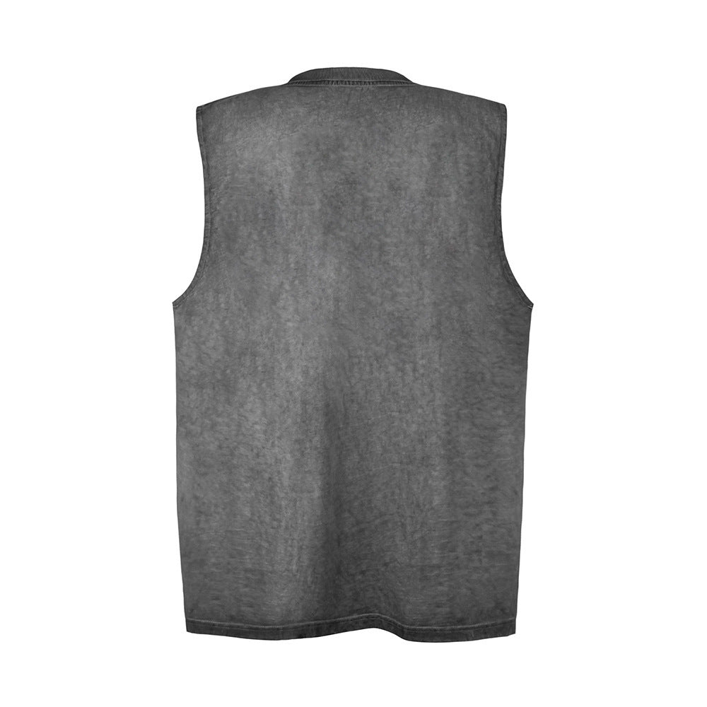 Landscape Printing Waistcoat T-shirt For Men - Fashion TechLandscape Printing Waistcoat T-shirt For Men