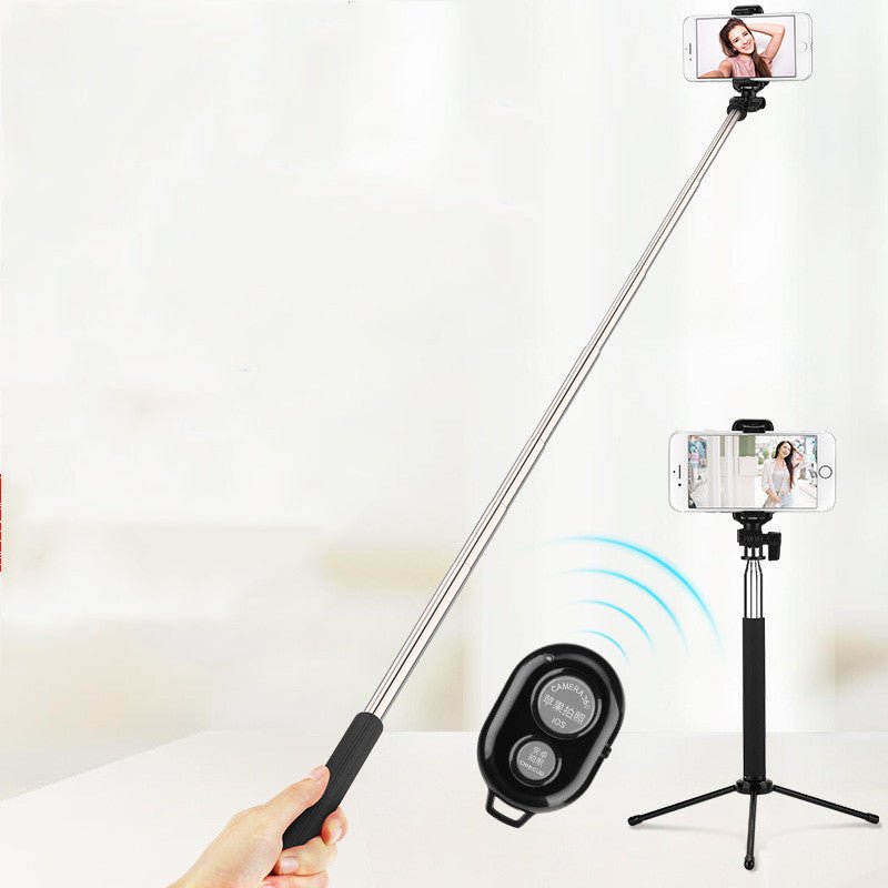 New Selfie Stick Tripod With Bluetooth - compatible Remote Control For SmartPhone Mobile Monopod Selfie Stick - Fashion TechNew Selfie Stick Tripod With Bluetooth - compatible Remote Control For SmartPhone Mobile Monopod Selfie Stick