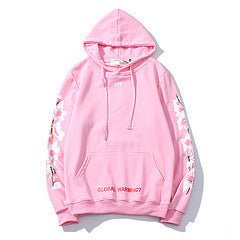 Sakura Arrow Print Hooded Hoodie for Men and Women - Street Savage CultureSakura Arrow Print Hooded Hoodie for Men and Women