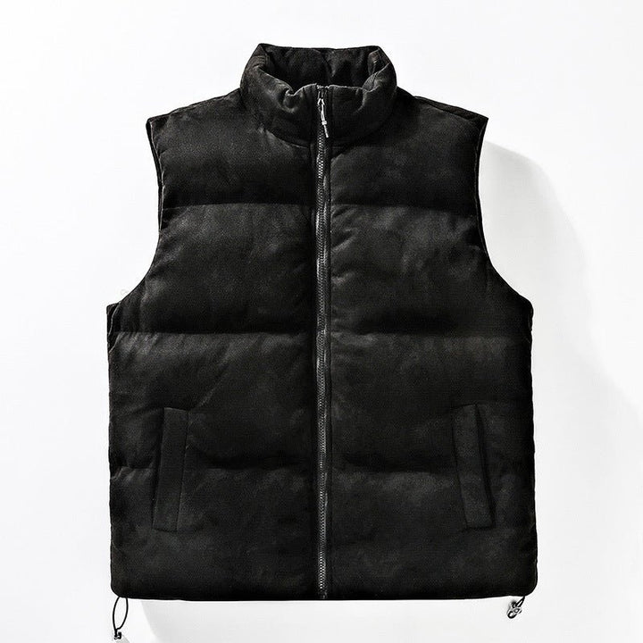 Simple Stand - up Collar Cotton - padded Clothes Vest For Men - Fashion TechSimple Stand - up Collar Cotton - padded Clothes Vest For Men