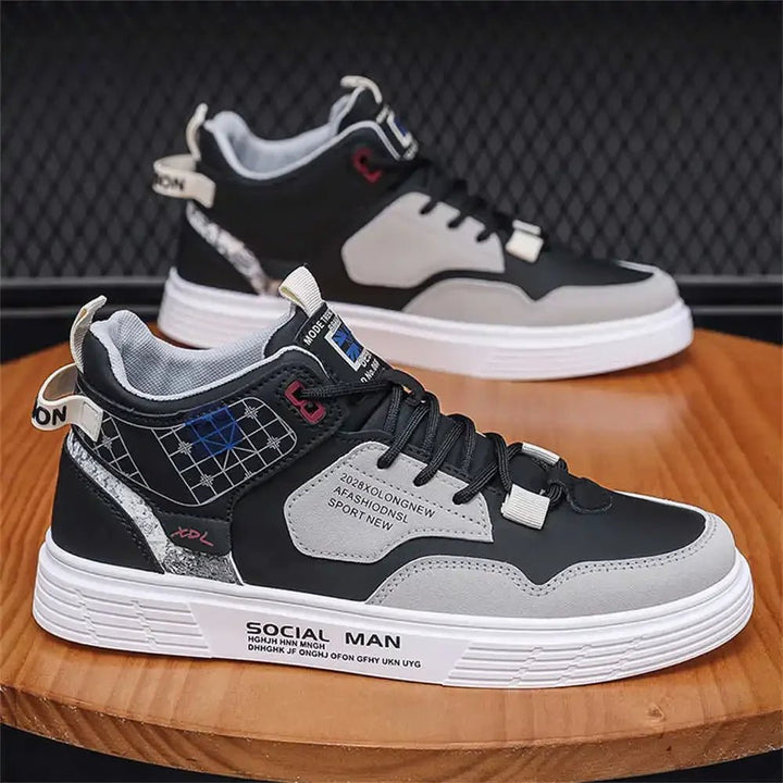 Slip Resistant Round Tip Mens Black Sneakers Casual Home Shoes - Street Savage CultureSlip Resistant Round Tip Mens Black Sneakers Casual Home Shoes