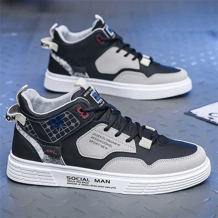 Slip Resistant Round Tip Mens Black Sneakers Casual Home Shoes - Street Savage CultureSlip Resistant Round Tip Mens Black Sneakers Casual Home Shoes