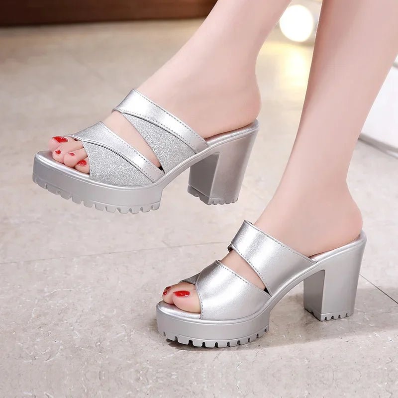 Small Size 32 - 43 Red Silver Bling Wedding Shoes Platform Women - Street Savage CultureSmall Size 32 - 43 Red Silver Bling Wedding Shoes Platform Women