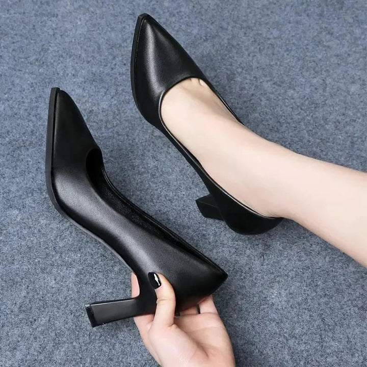 Soft PU Non - slip Single Shoe Work Shoes Women's Pumps - Street Savage CultureSoft PU Non - slip Single Shoe Work Shoes Women's Pumps