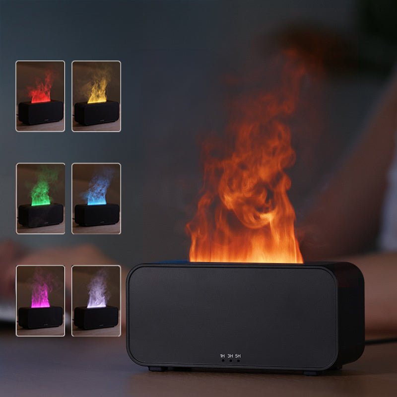 Timing Simulation Aroma Diffuser Usb Household Flame Humidifier Aromatherapy Machine Spray Air Flame Humidifier Diffuser - Street Savage CultureTiming Simulation Aroma Diffuser Usb Household Flame Humidifier Aromatherapy Machine Spray Air Flame Humidifier Diffuser