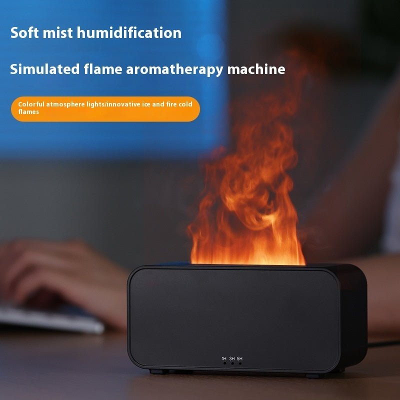 Timing Simulation Aroma Diffuser Usb Household Flame Humidifier Aromatherapy Machine Spray Air Flame Humidifier Diffuser - Street Savage CultureTiming Simulation Aroma Diffuser Usb Household Flame Humidifier Aromatherapy Machine Spray Air Flame Humidifier Diffuser