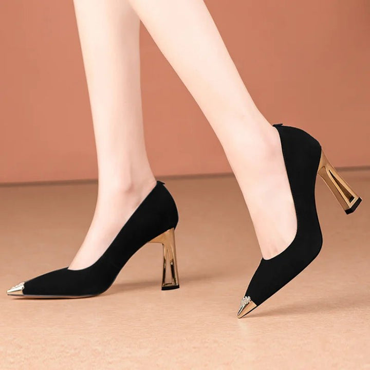 Women's Pumps Mid Heels Office Lady Shoes - Street Savage CultureWomen's Pumps Mid Heels Office Lady Shoes